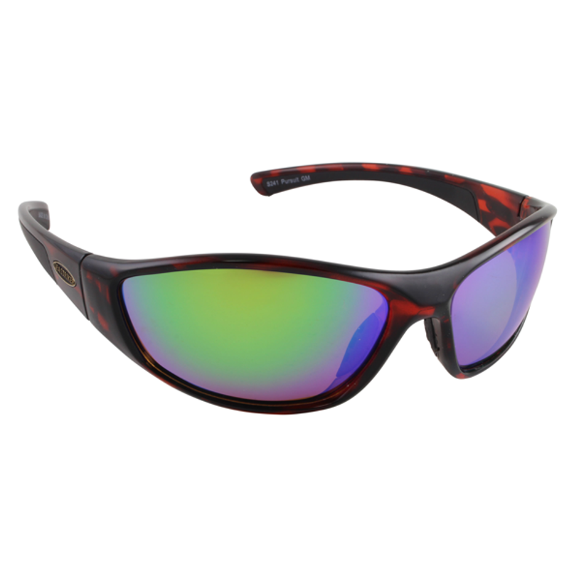 Sea Striker® Pursuit Tortoise / Green Mirror Polarized Sunglasses