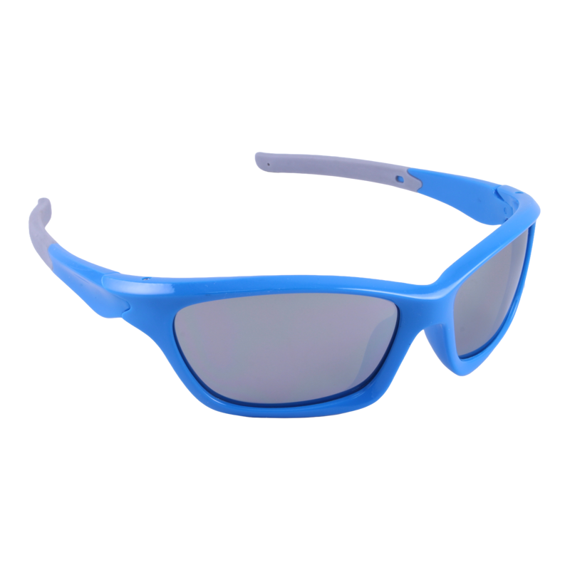 Just A Shade SmallerĀ® Eagle Jet in blue with silver rubber