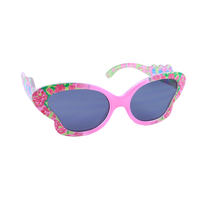 Just A Shade Smaller® Butterfly Solid Pink Children's Sunglasses
