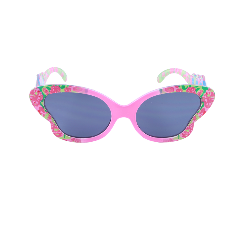 Just A Shade Smaller® Butterfly Crystal Pink,Solid Pink,Crystal Magena,Purple Children's Sunglasses