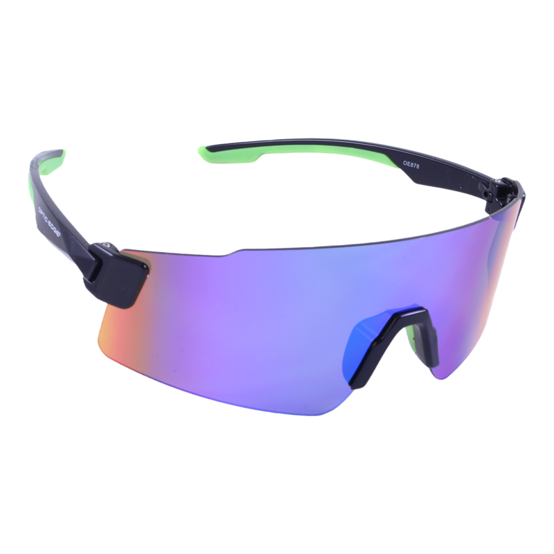 Optic Edge® Slick Black/Green Sport Wraps