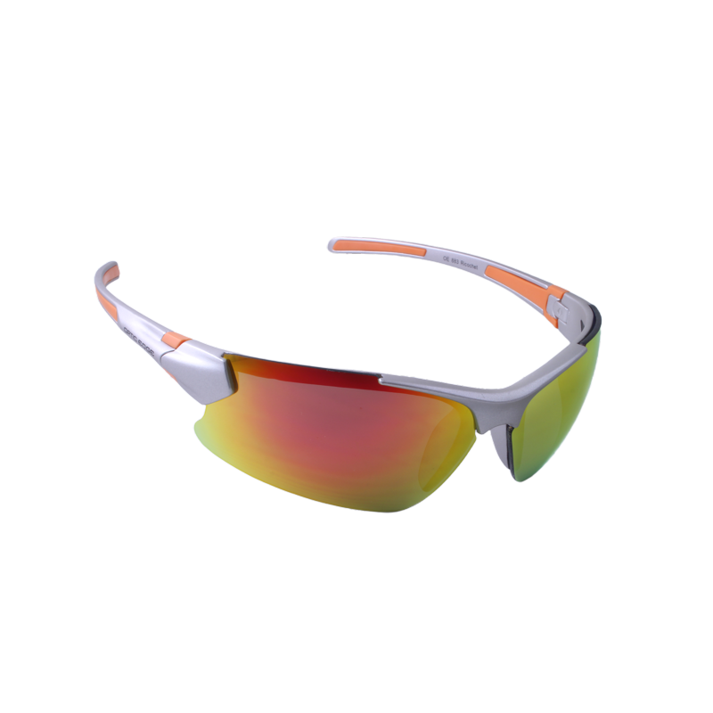 Optic Edge® Ricochet Silver/Orange Sport Wraps