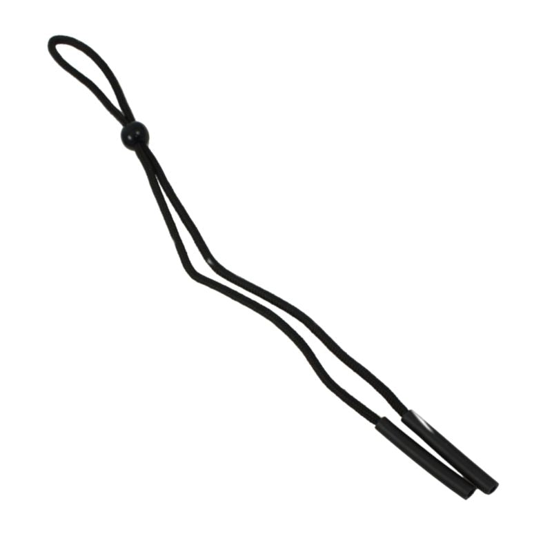 ActionEyz Retainers® Tube End Cord Retainer Black Eyewear Retainer