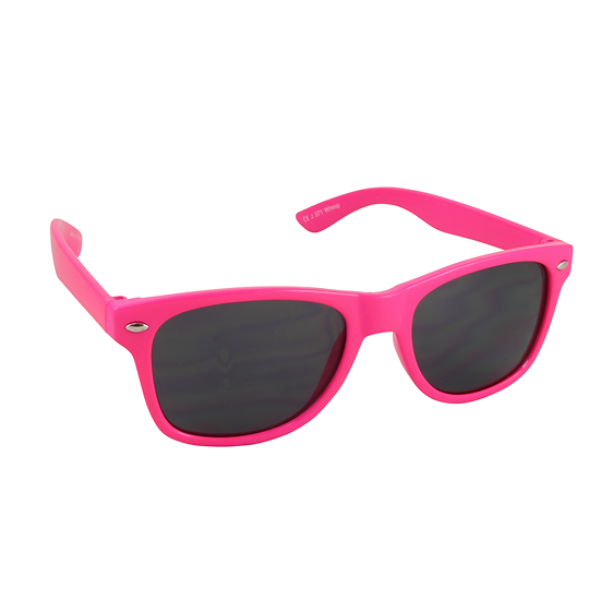 Just A Shade SmallerĀ® Whoop Neon Pink Children's Sunglasses