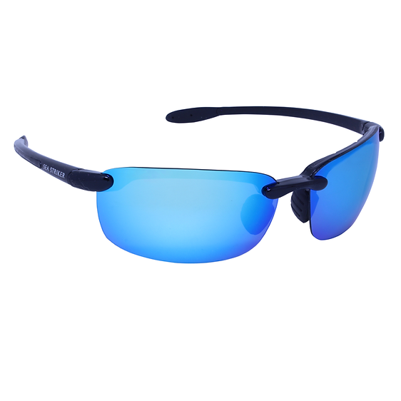 Sea Striker® Sea Hawk 2.0 Blue Mirror Polarized Sunglasses
