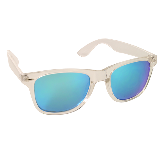 Crave® Retro III Clear/Blue Sunglasses