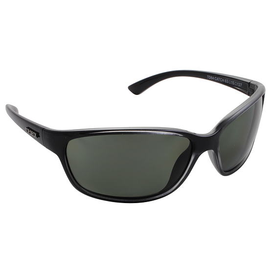 Top Deck Catch Crystal Black/Grey Polarized Sunglasses