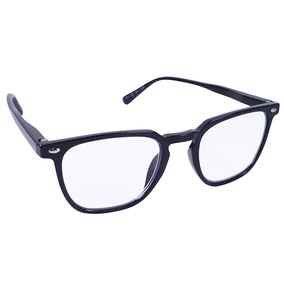 Perfect Vision® Blue Light Reader - Keyhole Black / +1.25,Black / +1.50,Black / +1.75,Black / +2.00,Black / +2.50 Blue Light Reading Glasses