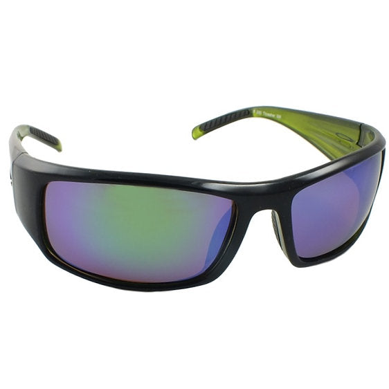 Sea Striker® Thresher Black/Green Mirror Polarized Sunglasses