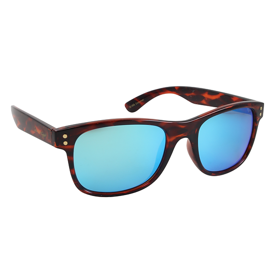 Islander Eyes® Cozumel Tortoise / Blue Mirror Polarized Sunglasses
