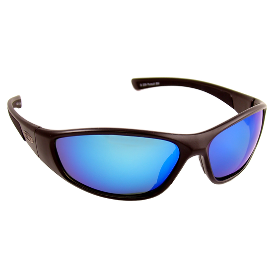 Sea StrikerĀ® Pursuit Black / Blue Mirror Polarized Sunglasses