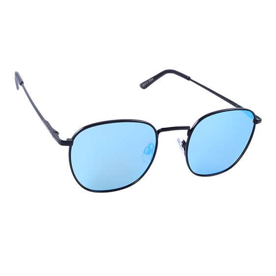 Islander Eyes® Elba Black / Blue Mirror Polarized Sunglasses