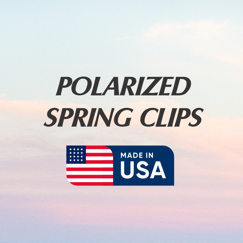 Polarized Spring Clip-Ons - Made in the USA