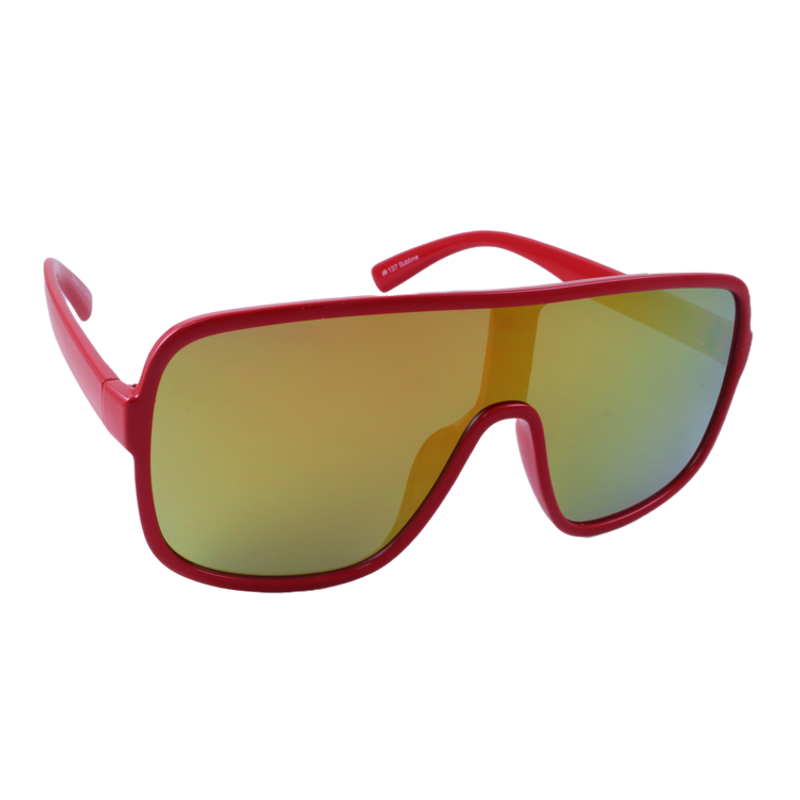 Crave® Sublime Red/Yellow Mirror Sunglasses