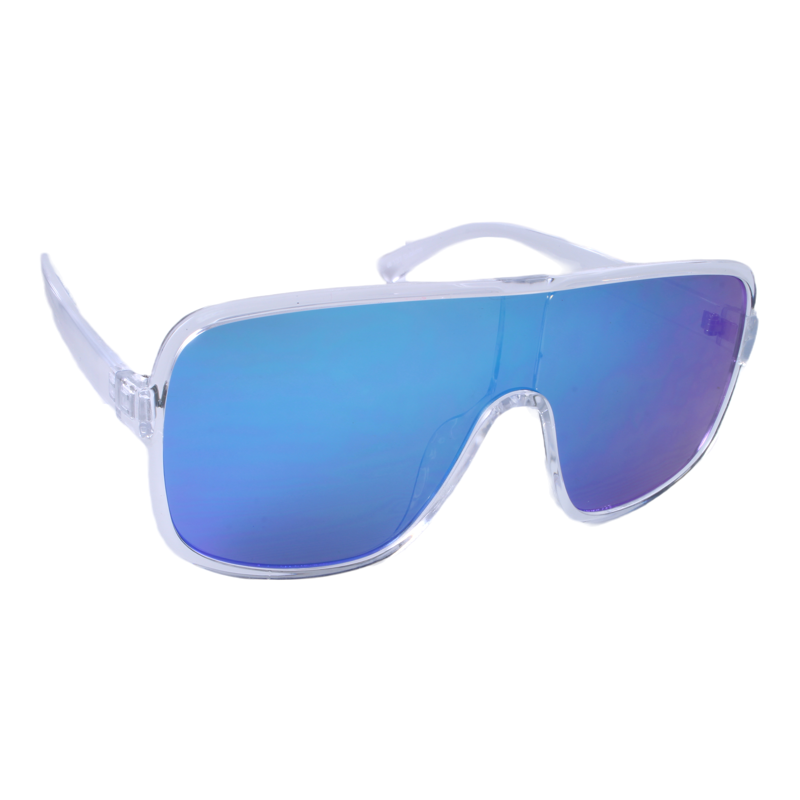 Crave® Sublime Crystal/Blue Mirror Sunglasses