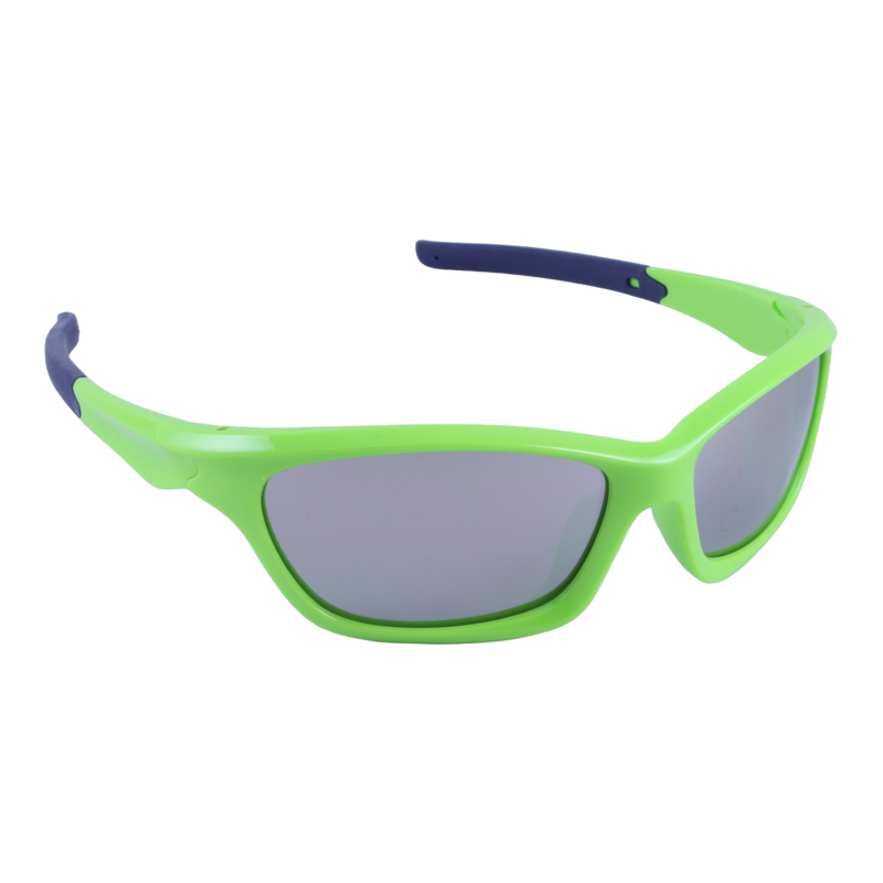 Just A Shade Smaller® Eagle Jet in lime with navy rubber