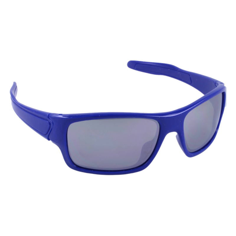Just A Shade Smaller® Thwack Glossy Blue/Silver Mirror Children's Sunglasses