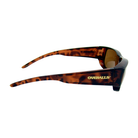 Overalls® Rectangular Tortoise Frame/Amber Lenses Polarized Sunglasses