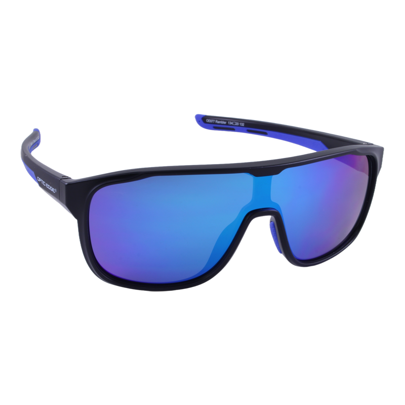 Optic Edge® Rambler in Matte Black/Blue Mirror