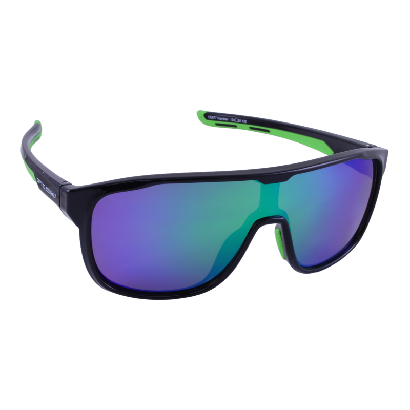 Optic Edge® Rambler in Glossy Black/Green Mirror