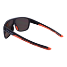 Optic Edge® Rambler in Glossy Black/Orange Mirror - rear view