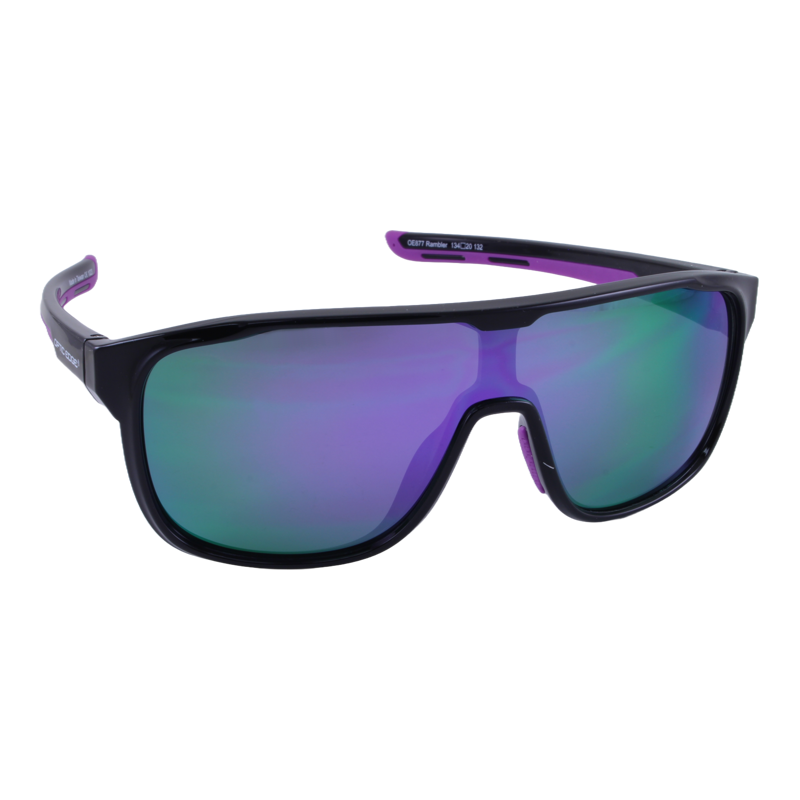 Optic Edge® Rambler in Glossy Black/Purple Mirror