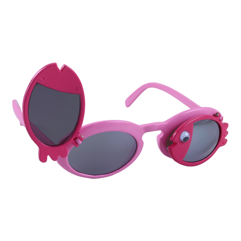 Just A Shade Smaller® Fish Children's Sunglasses in ballet pink and magenta