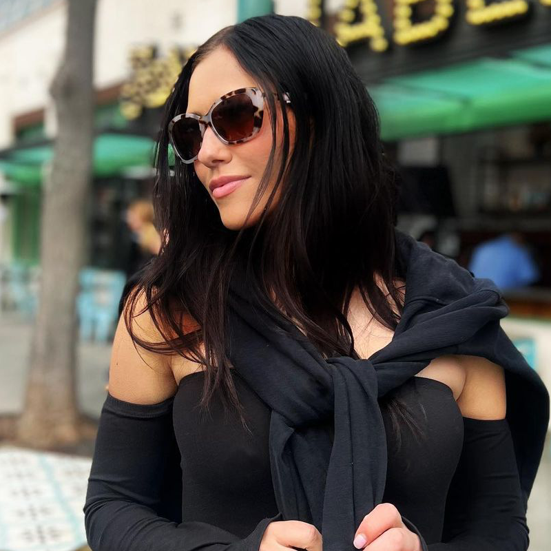 Woman wearing Islander Eyes Montserrat polarized sunglasses