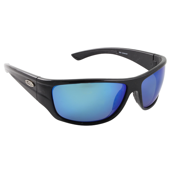 Sea Striker® Bill Collector Black/Blue Mirror Polarized Sunglasses