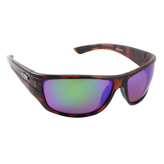 Sea Striker® Bill Collector Tortoise/Green Mirror Polarized Sunglasses