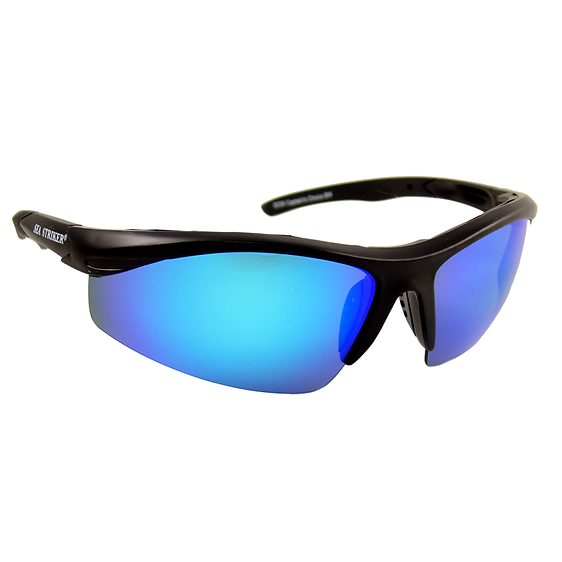 Sea Striker® Captain's Choice Matte Black / Blue Mirror,Glossy Black / Blue Mirror Polarized Sunglasses