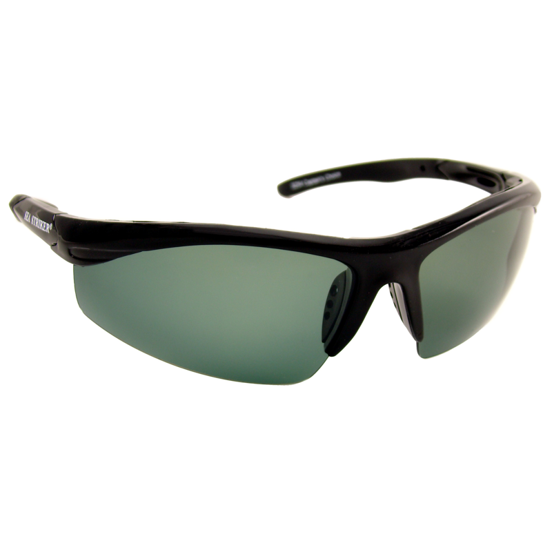 Sea Striker Bill Collector Polarized Sunglasses, Shiny Black Frame