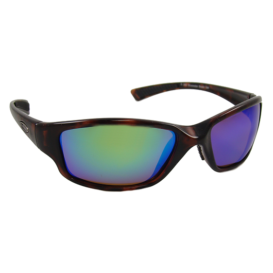 Sea Striker® Bluewater Bandit Tortoise/Green Mirror Polarized Sunglasses