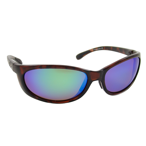 Sea Striker® Bridgetender Tortoise/Green Mirror / Glossy Polarized Sunglasses