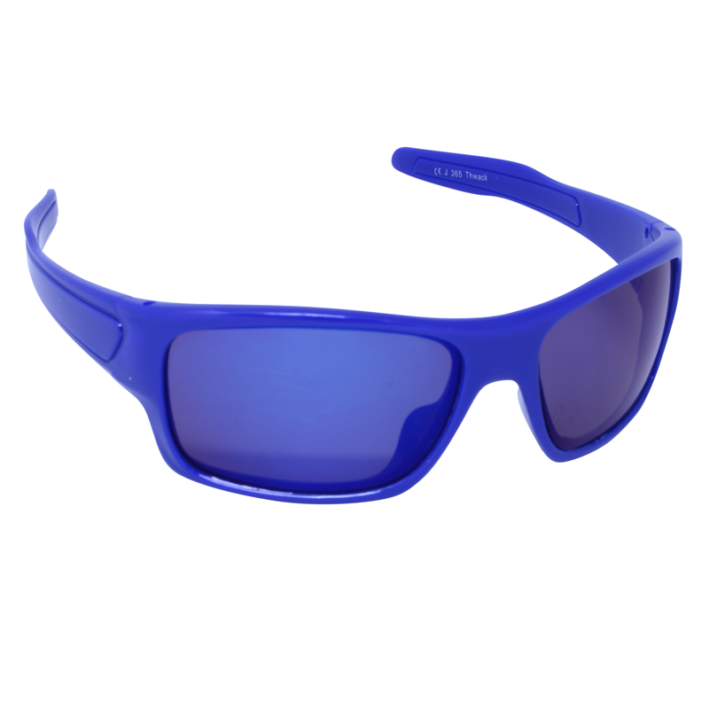 Just A Shade Smaller® Thwack Blue/Blue Mirror Children's Sunglasses