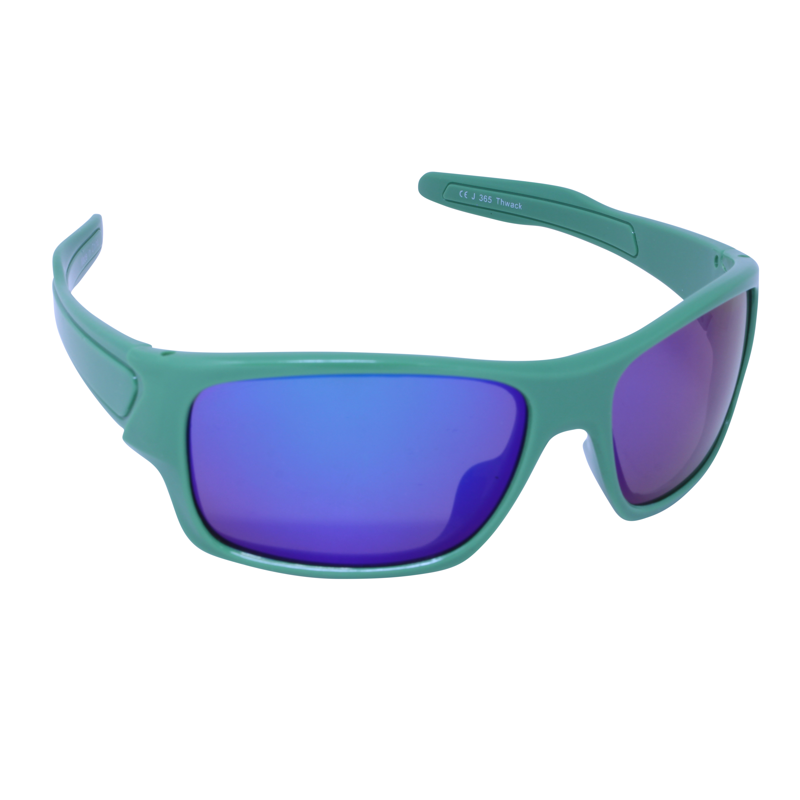 Just A Shade Smaller® Thwack Green/Green Mirror Children's Sunglasses
