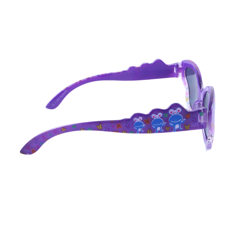 Just A Shade Smaller® Butterfly Crystal Pink,Solid Pink,Crystal Magena,Purple Children's Sunglasses