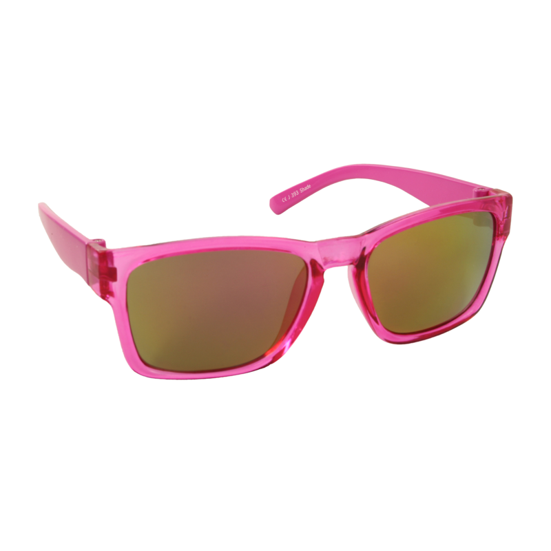 Just A Shade Smaller® Shade Pink/Yellow Mirror Children's Sunglasses