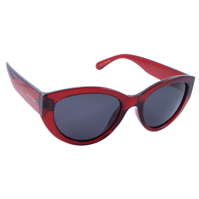 Islander Eyes® Corsica Crystal Red/Smoke Polarized Sunglasses