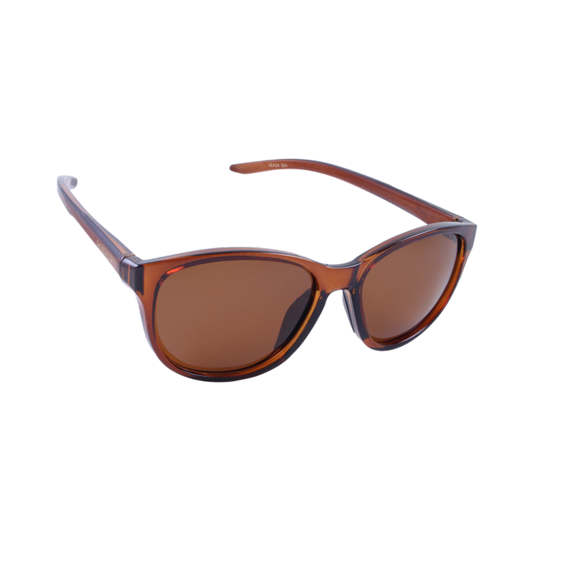Islander Eyes® Gili Crystal Brown/Brown Polarized Sunglasses