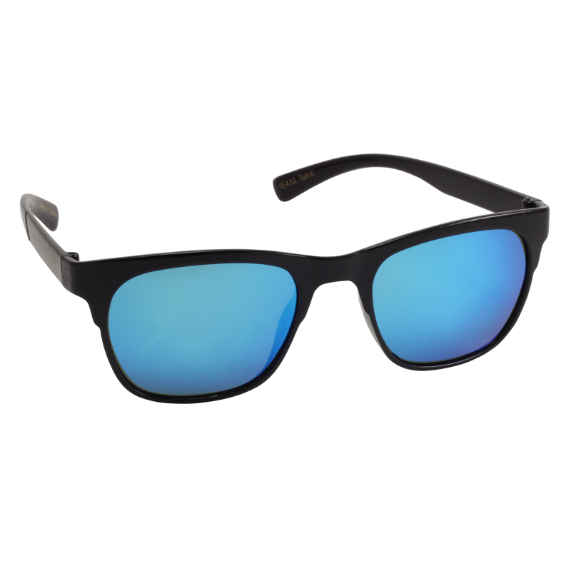 Islander Eyes® Tahiti Black/Blue Mirror Polarized Sunglasses