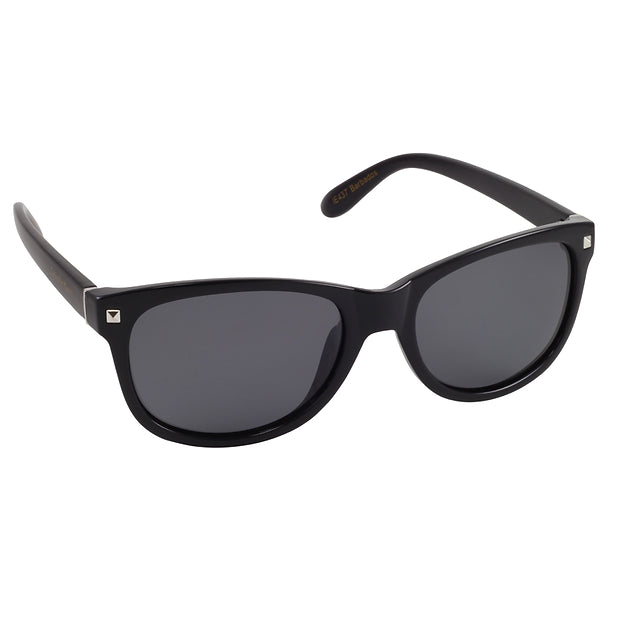 Islander Eyes® Barbados Polarized Sunglasses in Black with Smoke Lens