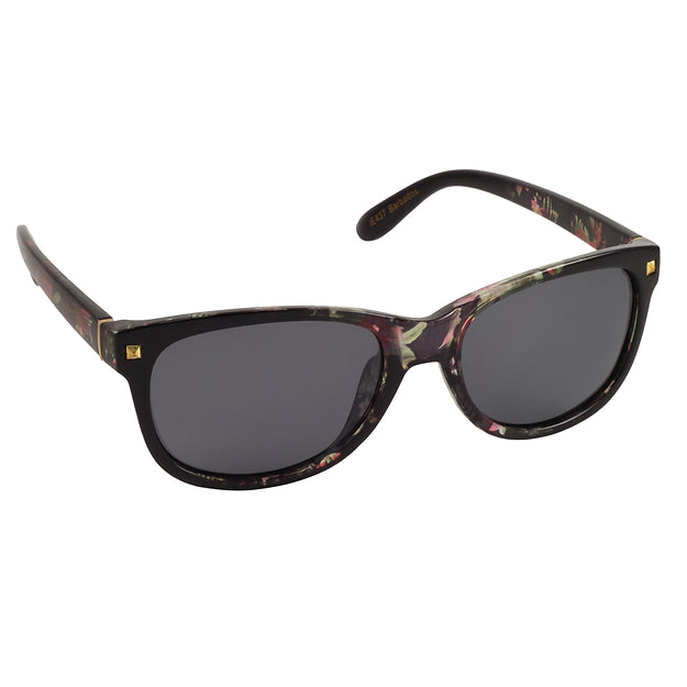 Islander Eyes® Barbados Polarized Sunglasses in Tropical Demi with Smoke Lens