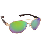Islander Eyes® Bali Polarized Sunglasses in Gold with Green Mirror