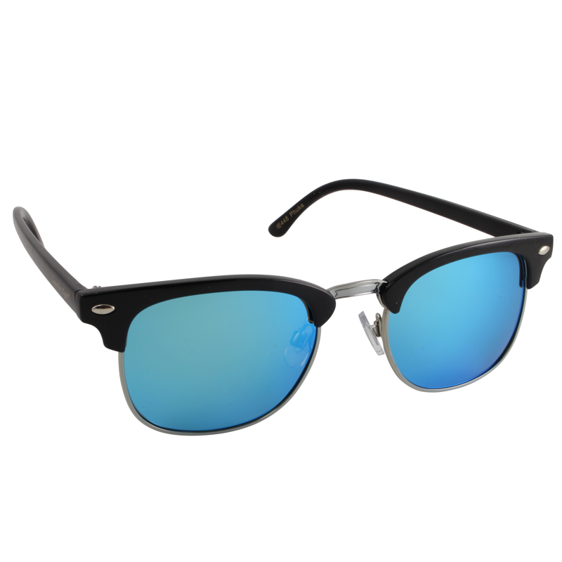 Islander Eyes® Phuket Black / Blue Mirror Polarized Sunglasses