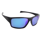 Islander Eyes® Bonaire Polarized Sunglasses in Black/Blue Mirror 
