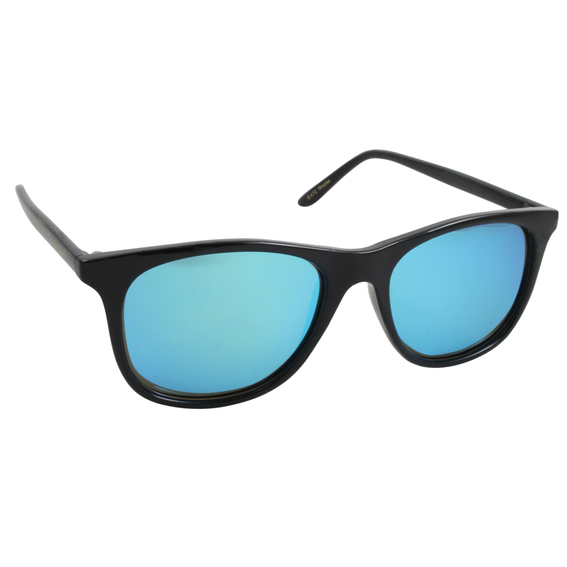 Islander Eyes® Rhodes Black / Blue Mirror Polarized Sunglasses