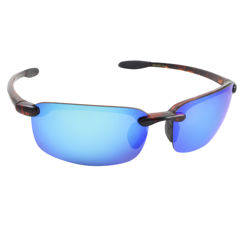 Islander Eyes® Nevis Tortoise / Blue Mirror Polarized Sunglasses