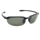 Islander Eyes® Nevis Black / Flash Mirror Grey Polarized Sunglasses