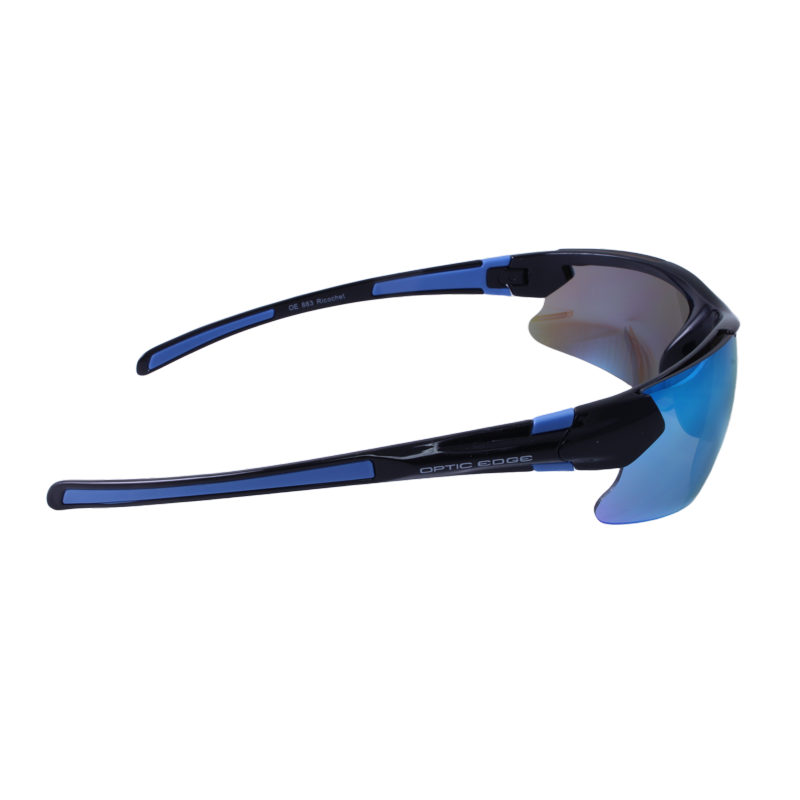 Optic Edge® Ricochet Black/Orange,Black/Blue,Black/Green,Silver/Orange Sport Wraps